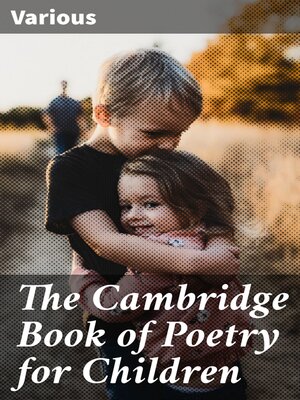 cover image of The Cambridge Book of Poetry for Children